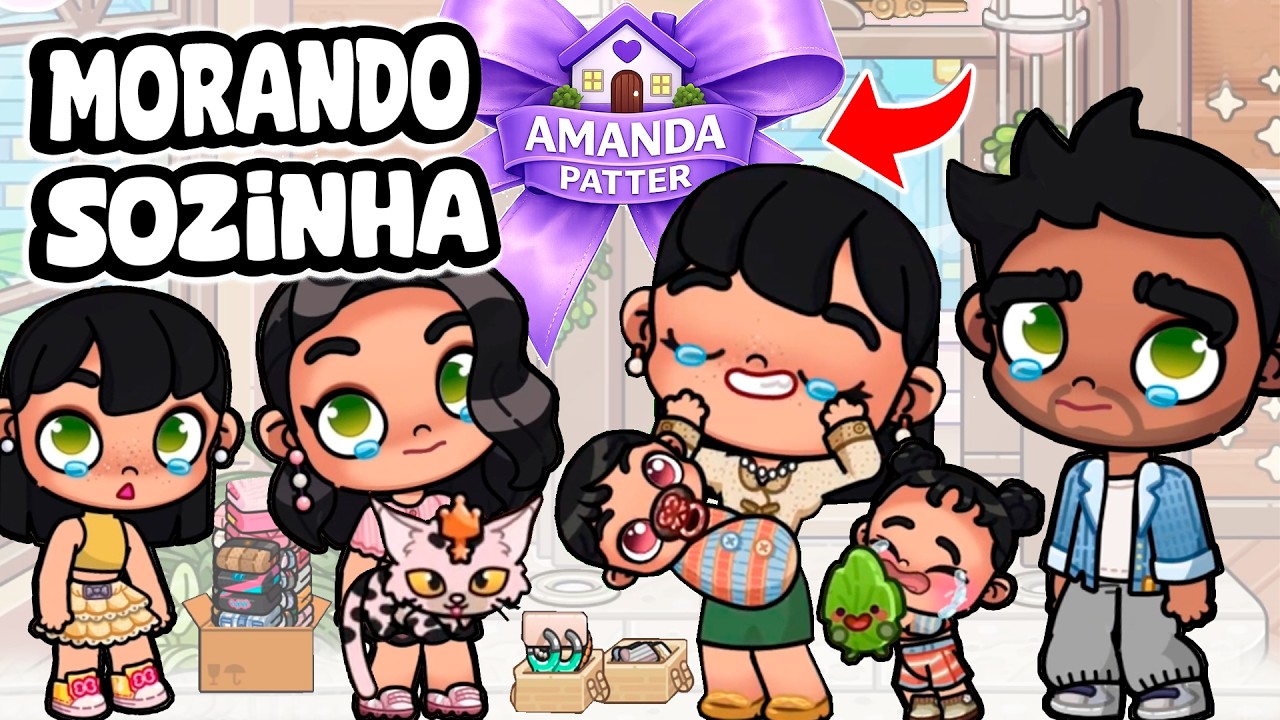 ROTINA MORANDO SOZINHA NA CASA NOVA -AMANDA PATTER | PAZU AVATAR WORLD ROTINAS E HISTÓRIAS