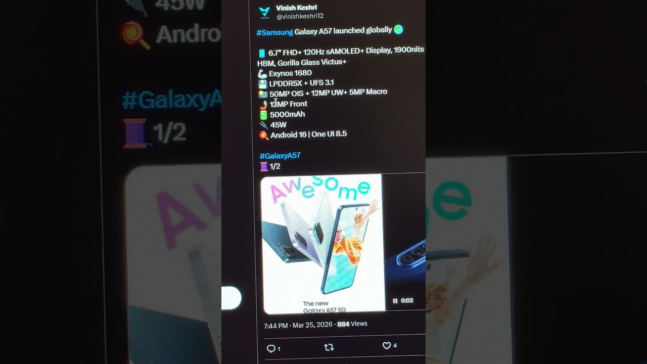 Samsung A57 | Enthuvadai ???