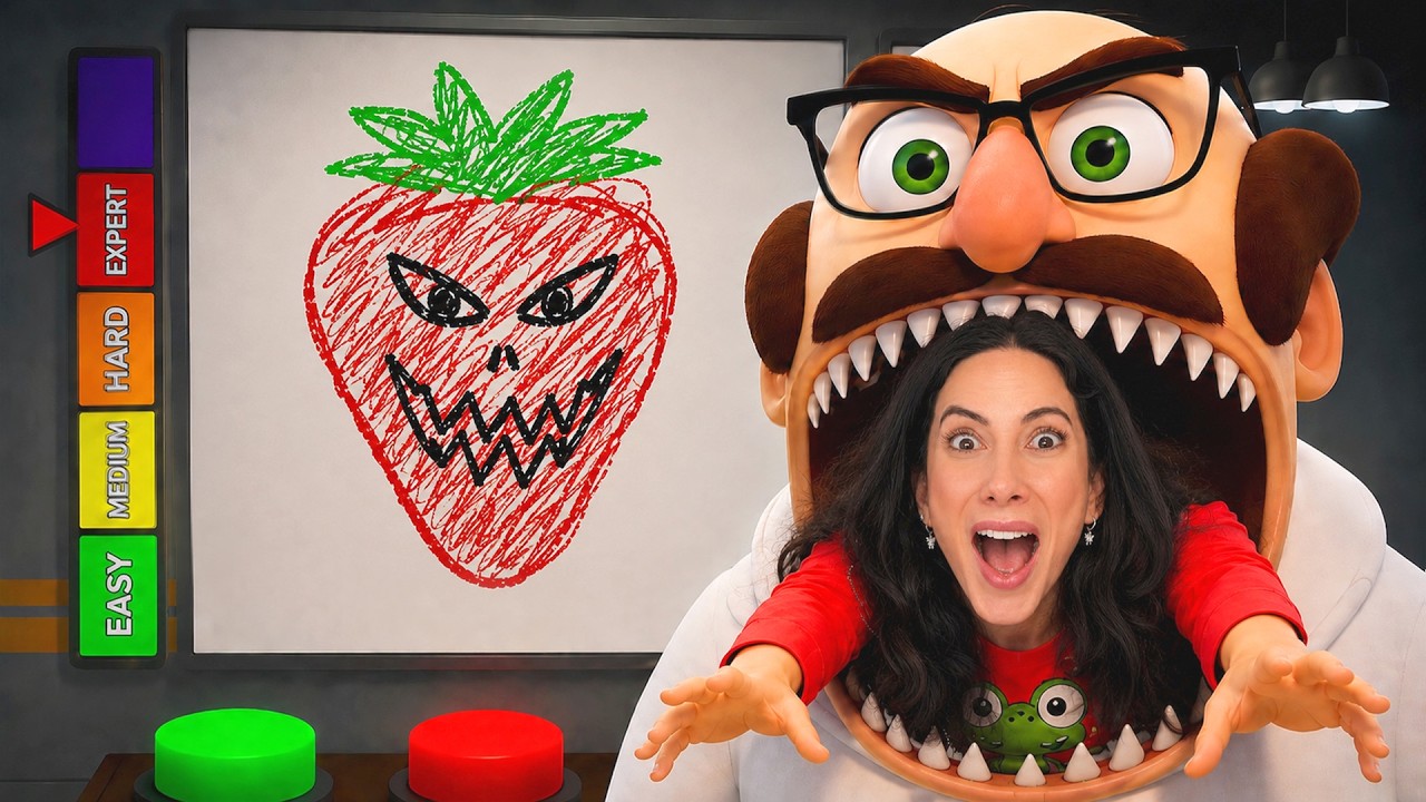 DESENHE CERTO ou o PROFESSOR TE DEVORA (Draw or Get Eaten - Roblox)