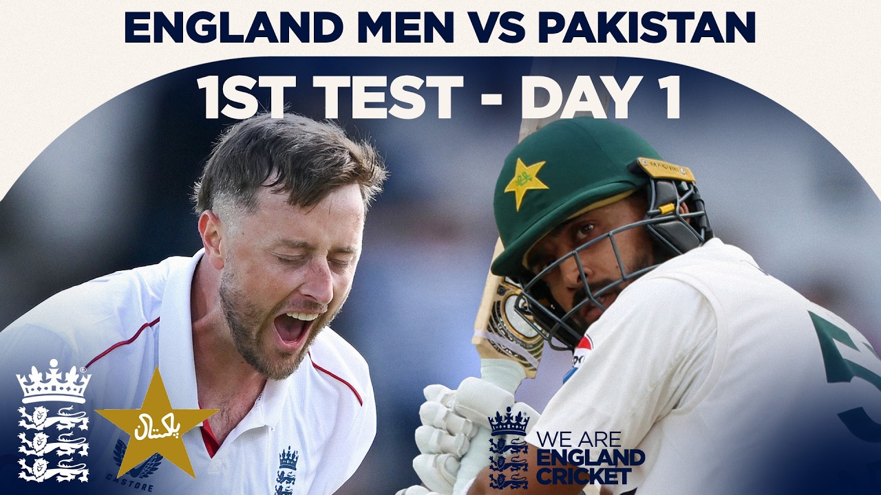 Wickets Galore in Series Opener | Highlights - England v Pakistan Day 1 | Rothesay Test 2026
