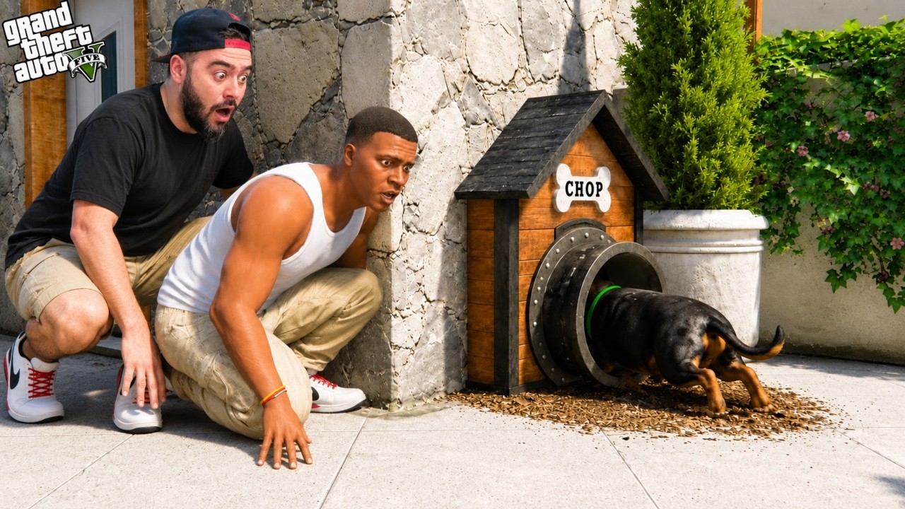 FRANKLIN CHOPUN GIZLI KAPISINI AÇTI - GTA 5 MODS