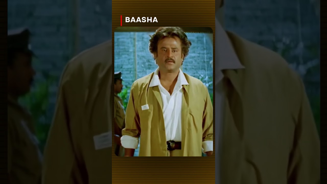 This Is Not Just Shiva… This Is Baasha 🔥 | Baasha Mass Scene