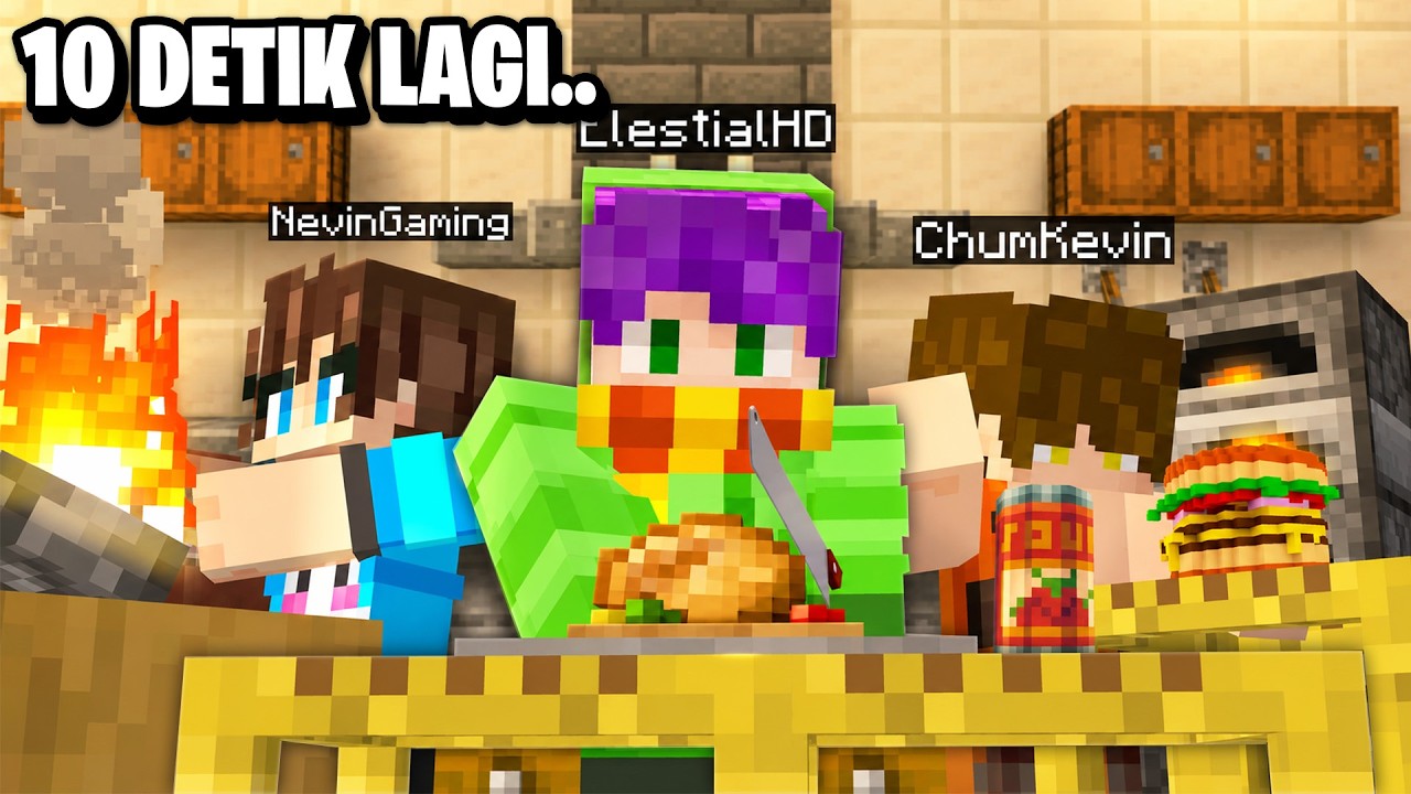 Gw Adain LOMBA MASAK di Minecraft Survival EXTREME ... (GAENAK JIR)