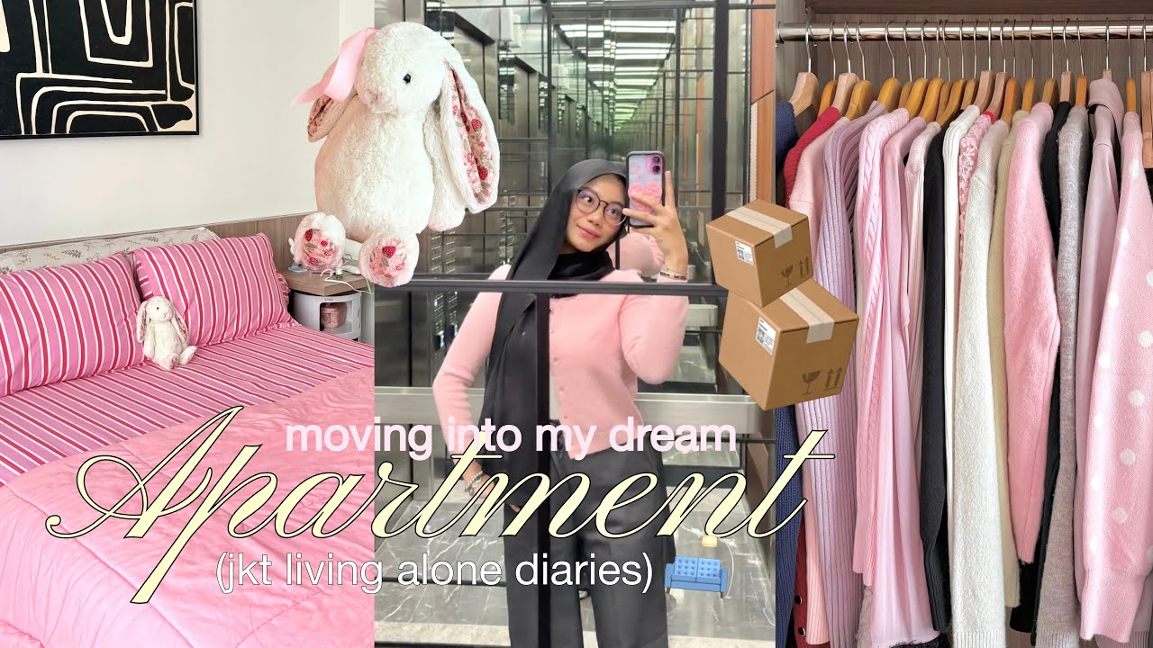 moving into my new apartment in jakarta! 🏡 | living alone diaries ♡