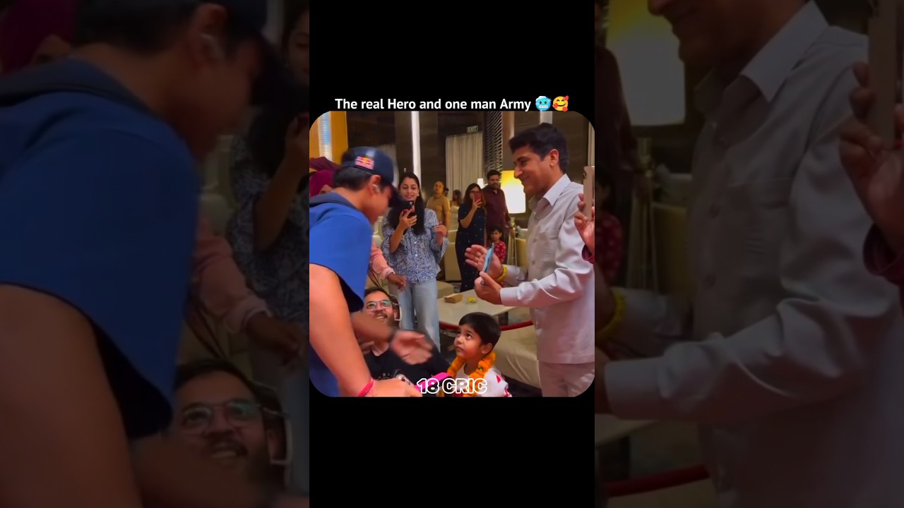 Kindness of Vaibhav Suryavanshi with cute fan 😍😘. #cricketlover #cricketfans