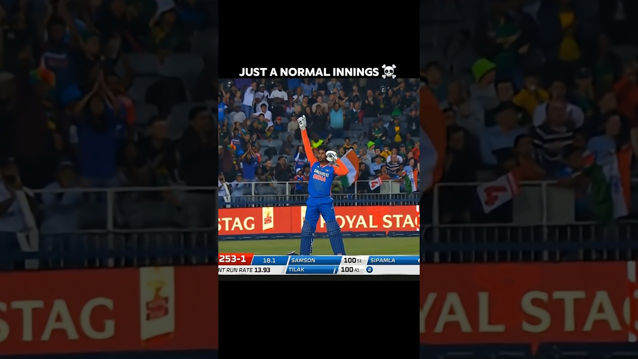 Tilak on fire 🔥💯#cricket #shorts