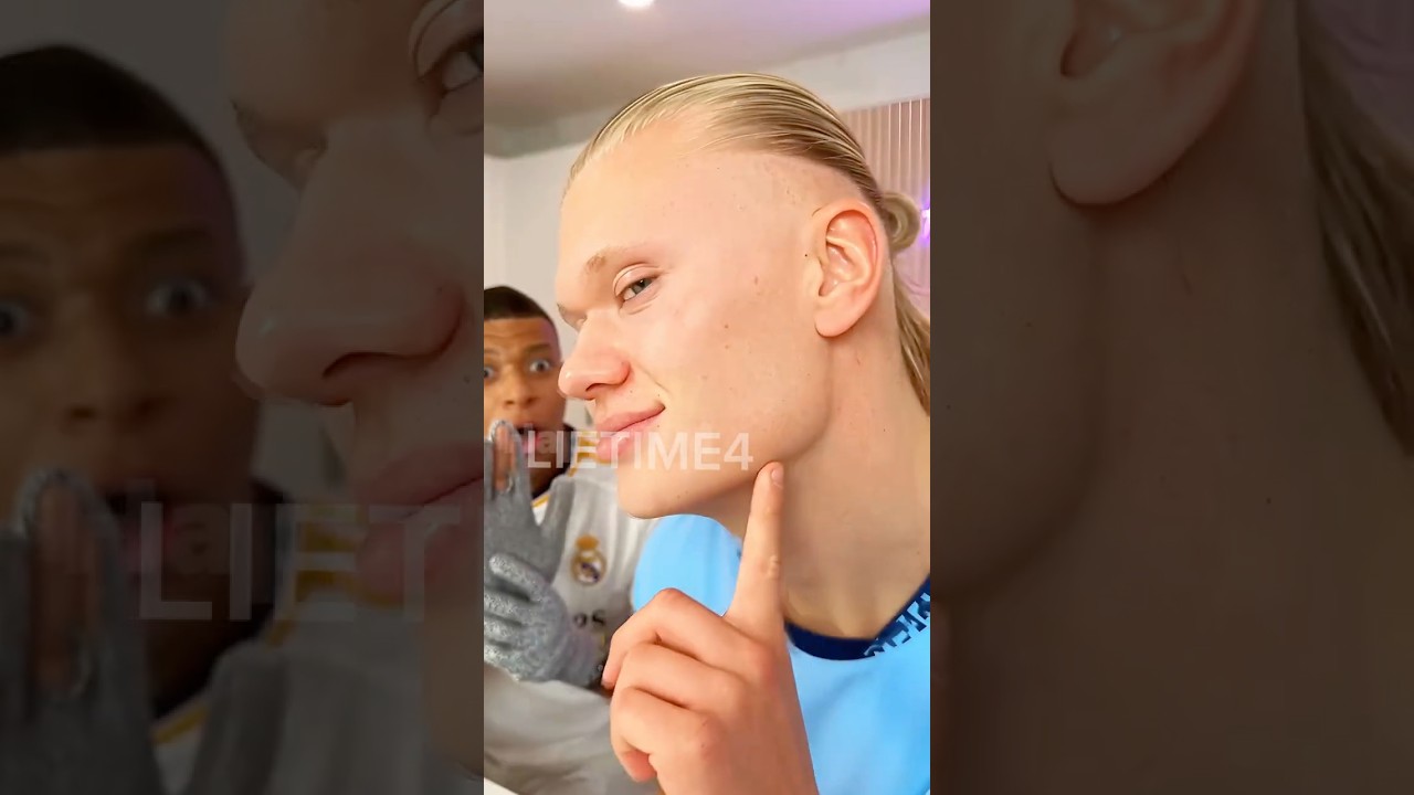Haaland’s Jawline Is Actually INSANE 😳 #haaland #shorts #funny