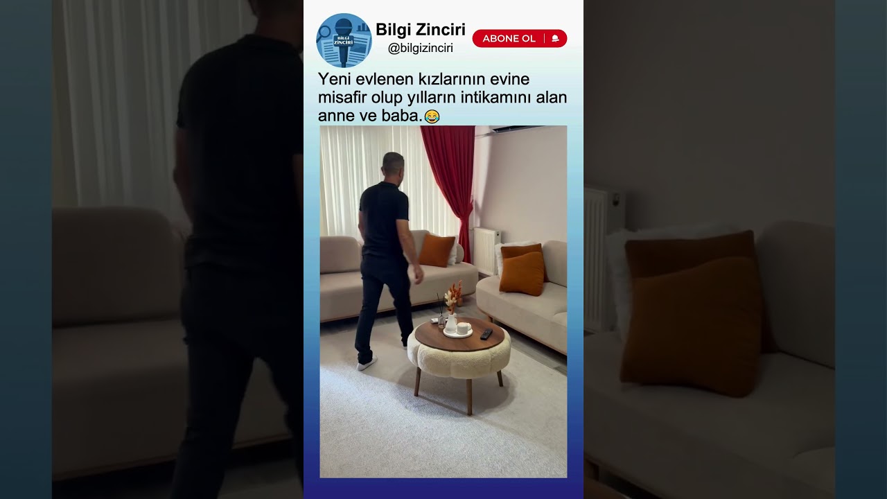 Yeni Evlenen Kızlarının Evine Gidip Yılların İntikamını Alan Anne Baba😂🤣
