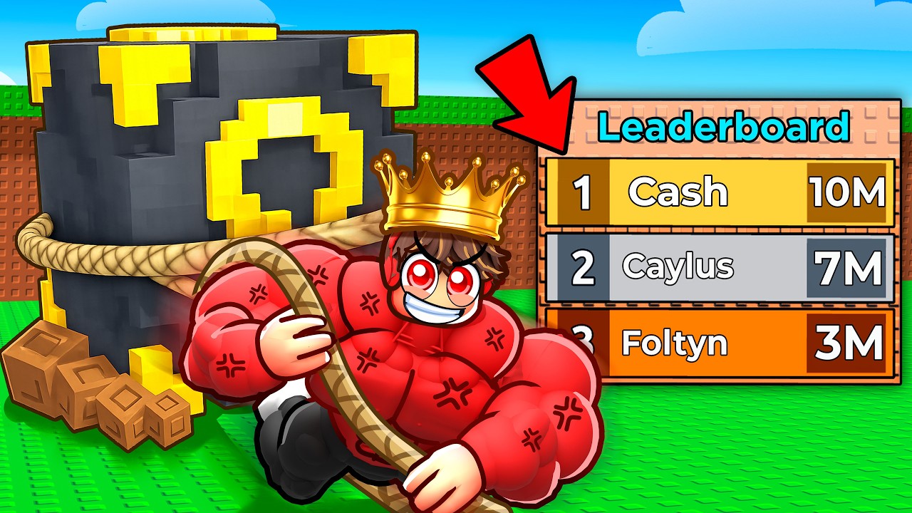 I Got TOP LEADERBOARD in Pull a Lucky Block!