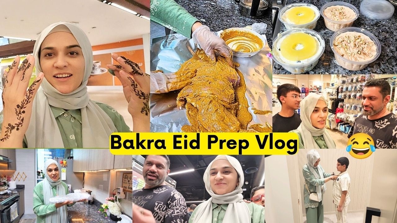 Mehndi, Raan Prep, shopping - Chand Raat Ki Raunaq🌙 Eid Mubarak Vlog