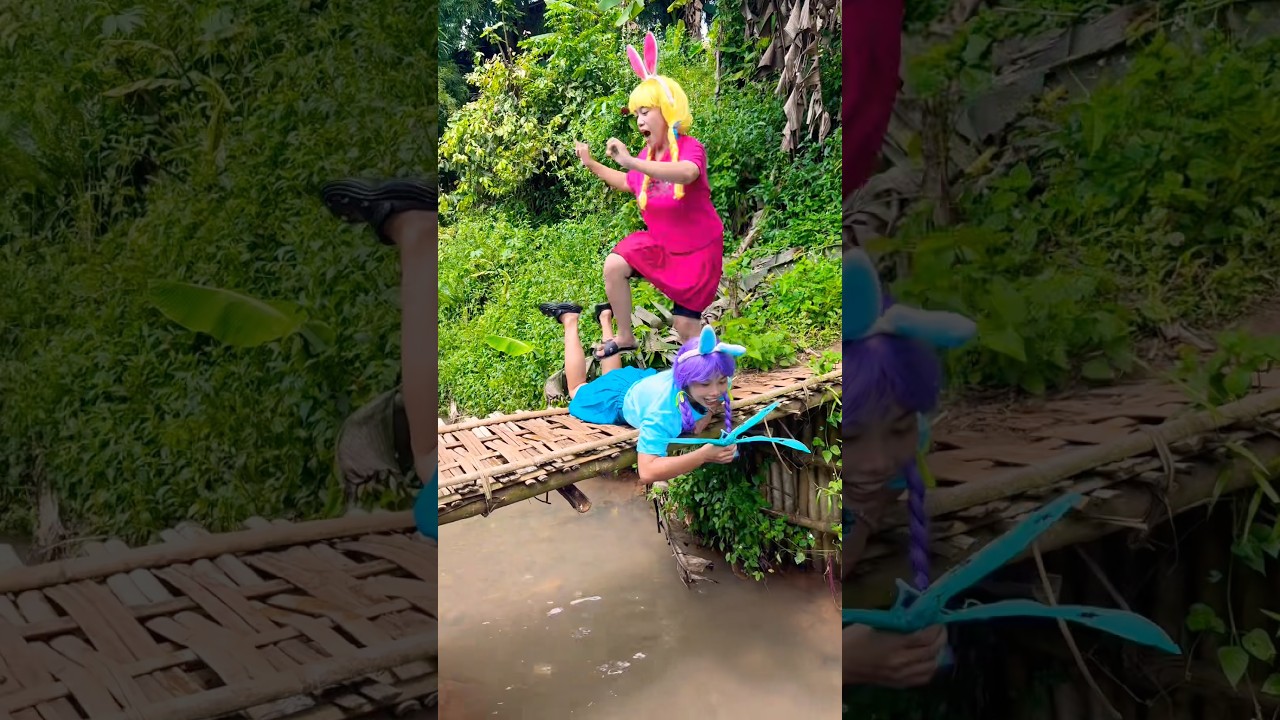 Yuyun dapet sayap peri di sungai