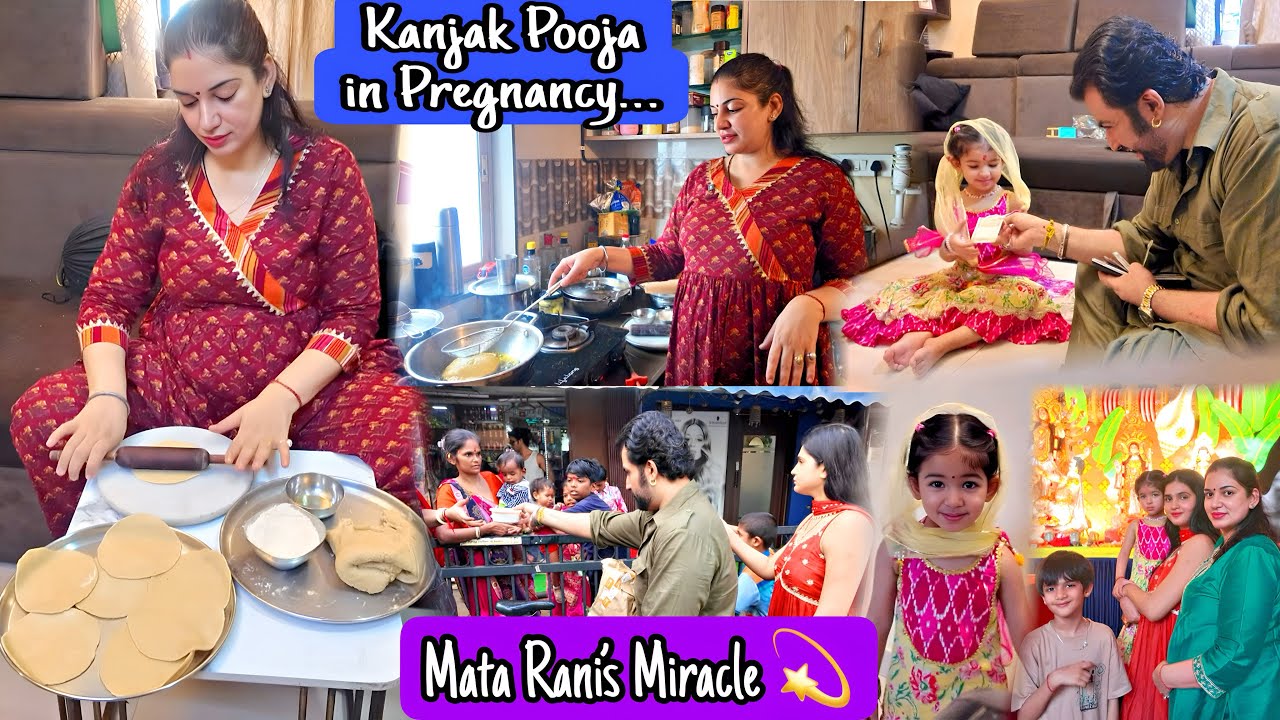 KANJAK POOJA in PREGNANCY..A DAY FULL of TESTS & BLESSINGS! HOW I MANAGED KANJAK PUJA While PREGNANT