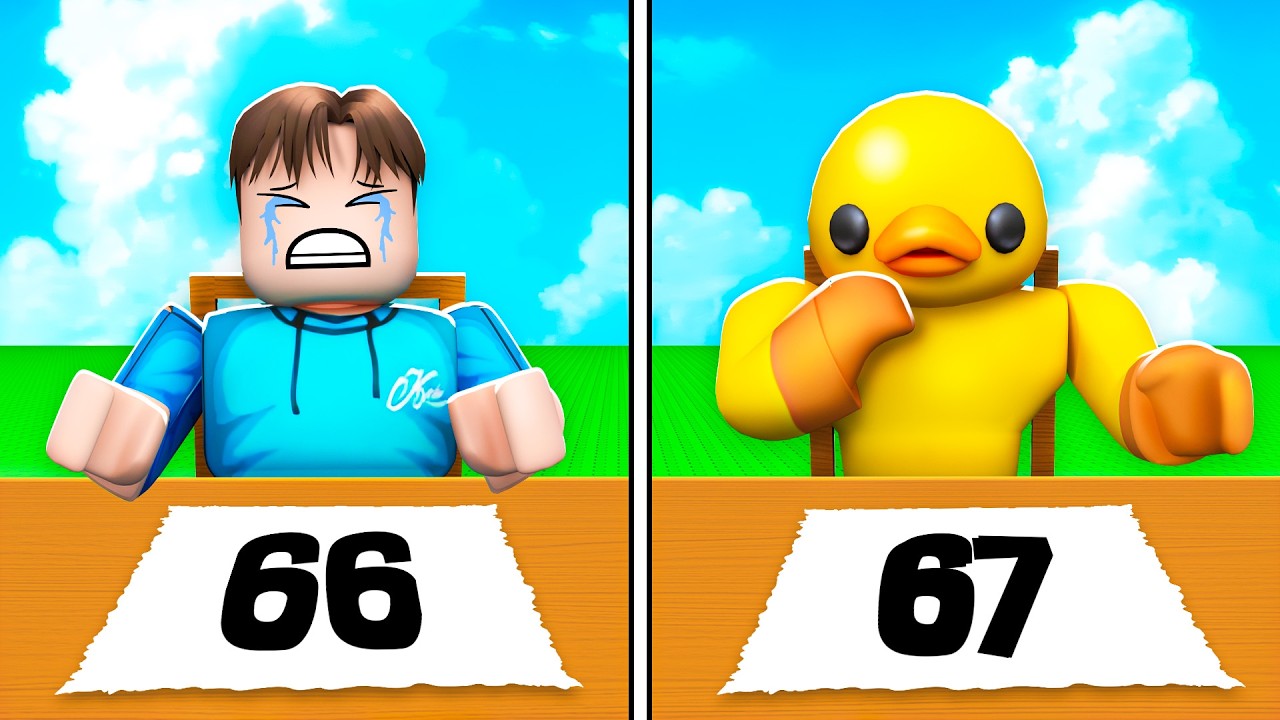 روبلوكس خمن الرقم الصح ضد بطوط ! Guess the number