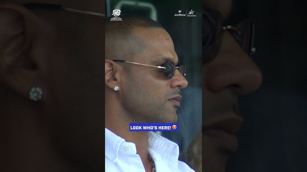 #ViratKohli, #RaviShastri & #ShikharDhawan in the stands, cheering for #TeamIndia. | #T20WorldCup