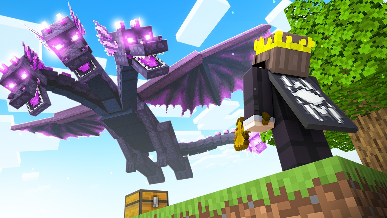 I Spent 100 Days in a SKYBLOCK MINECRAFT SMP