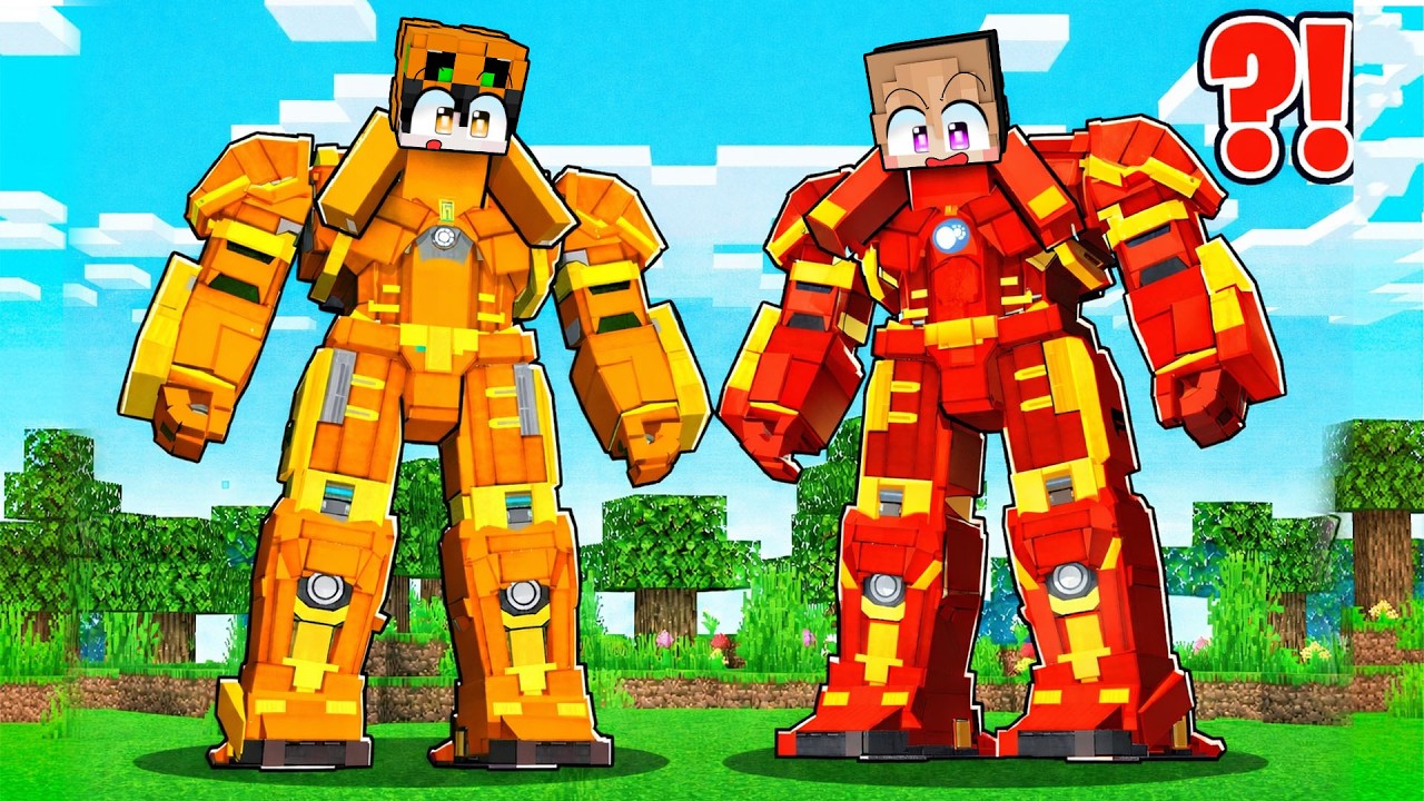 KITA MENJADI HULKBUSTER DI MINECRAFT!!