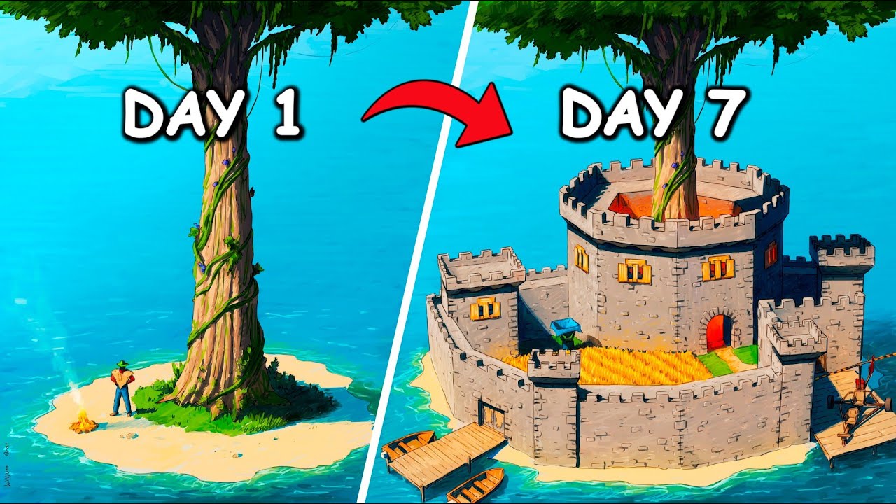 We transformed a deserted Island into an ocean stronghold in vanilla Rust... - Published by Willjum