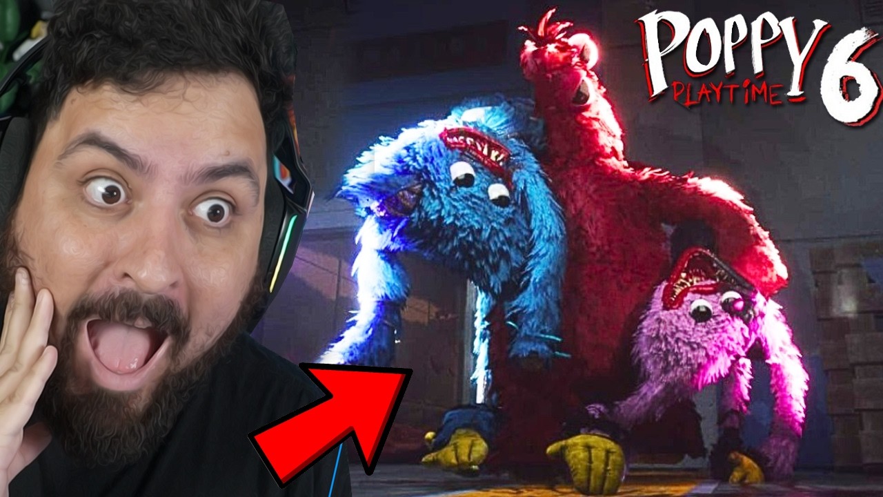Fizeram o NOVO ''TRAILER OFICIAL'' DE POPPY PLAYTIME CAPITULO 6? O HUGGY WUGGY E KISSY  ESTÃO VIVOS!