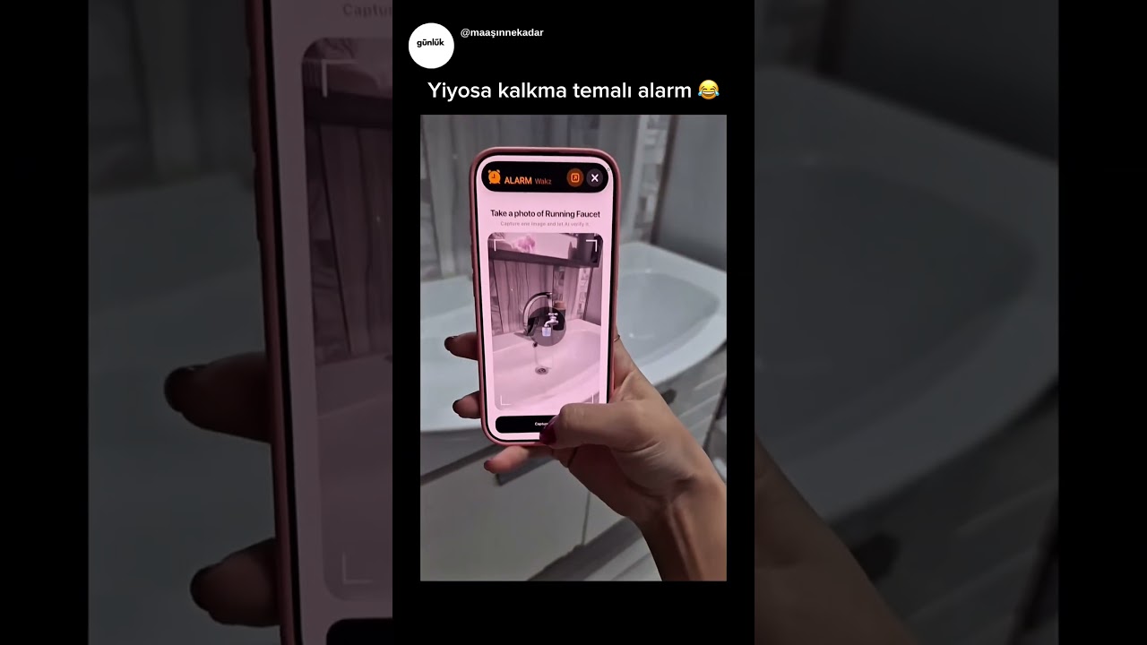 Nesne fotoğrafı çekene kadar kapanmayan alarm