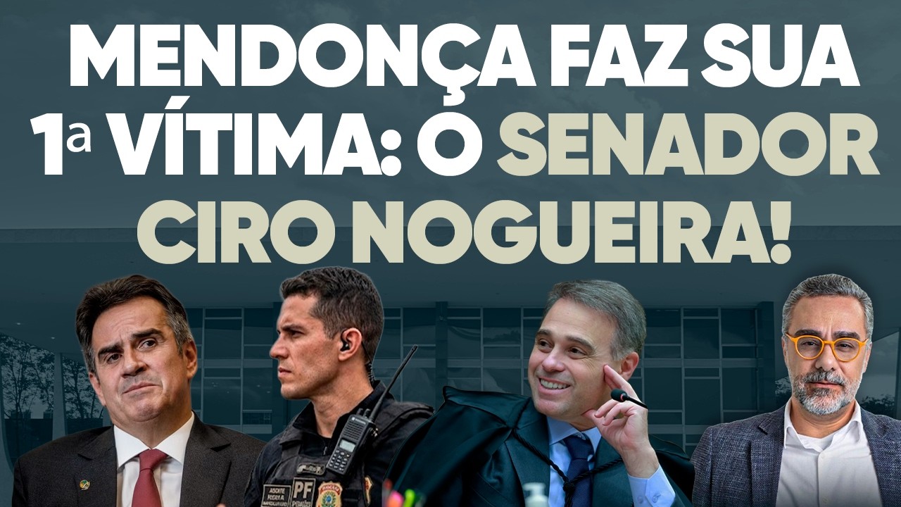 🚨 Ciro Nogueira é a 1ª vítima de Mendonça no caso Master!