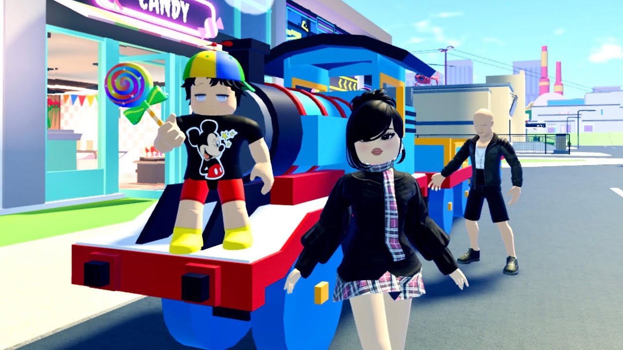 AA PENGEN NAIK KERETA THOMAS  | 💖 Livetopia Family Roleplay Roblox Indonesia