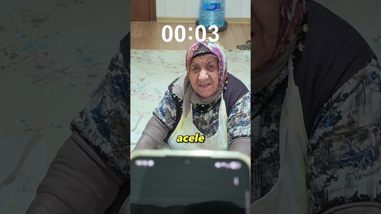 Torun vs. Babaanne: 10 saniye mücadelesi! 🤣