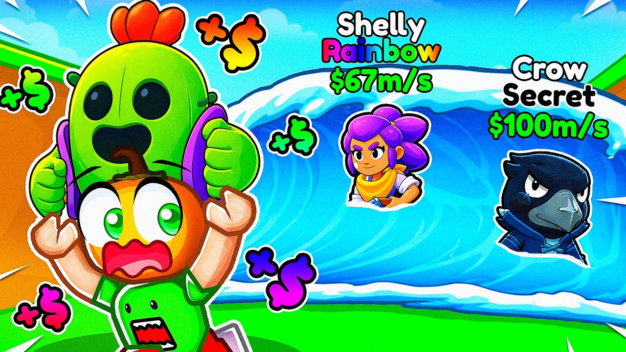 Dev Tsunamiden Kaçarak Brawl Stars Karakterlerini Çaldım! 🌊 | Roblox