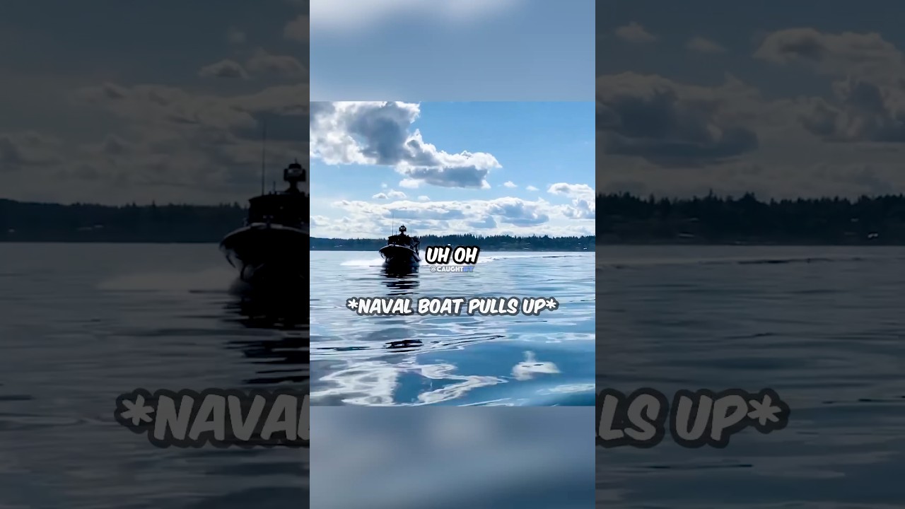 Fisherman Gets Too Close To NUCLEAR Submarine 😳☢️ Cred: @NWFishingSecrets - Published by Caughtify
