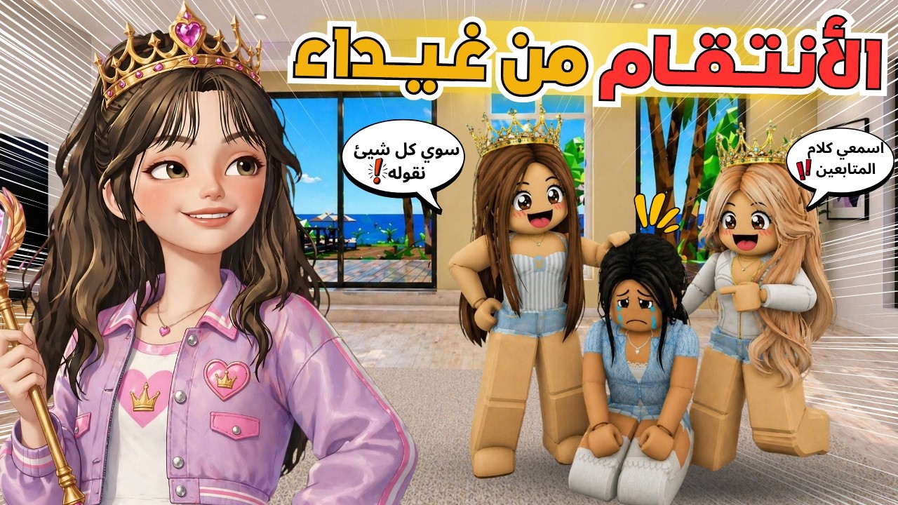 الانتقام الكبير 🔥 من غيداء 😂 في ماب البيوت ‼️ روبلوكس Roblox