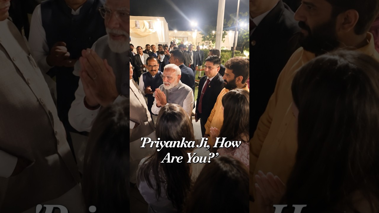 PM Modi’s Friendly Banter With Congress Leaders at Supriya Sule's Daughter Reception