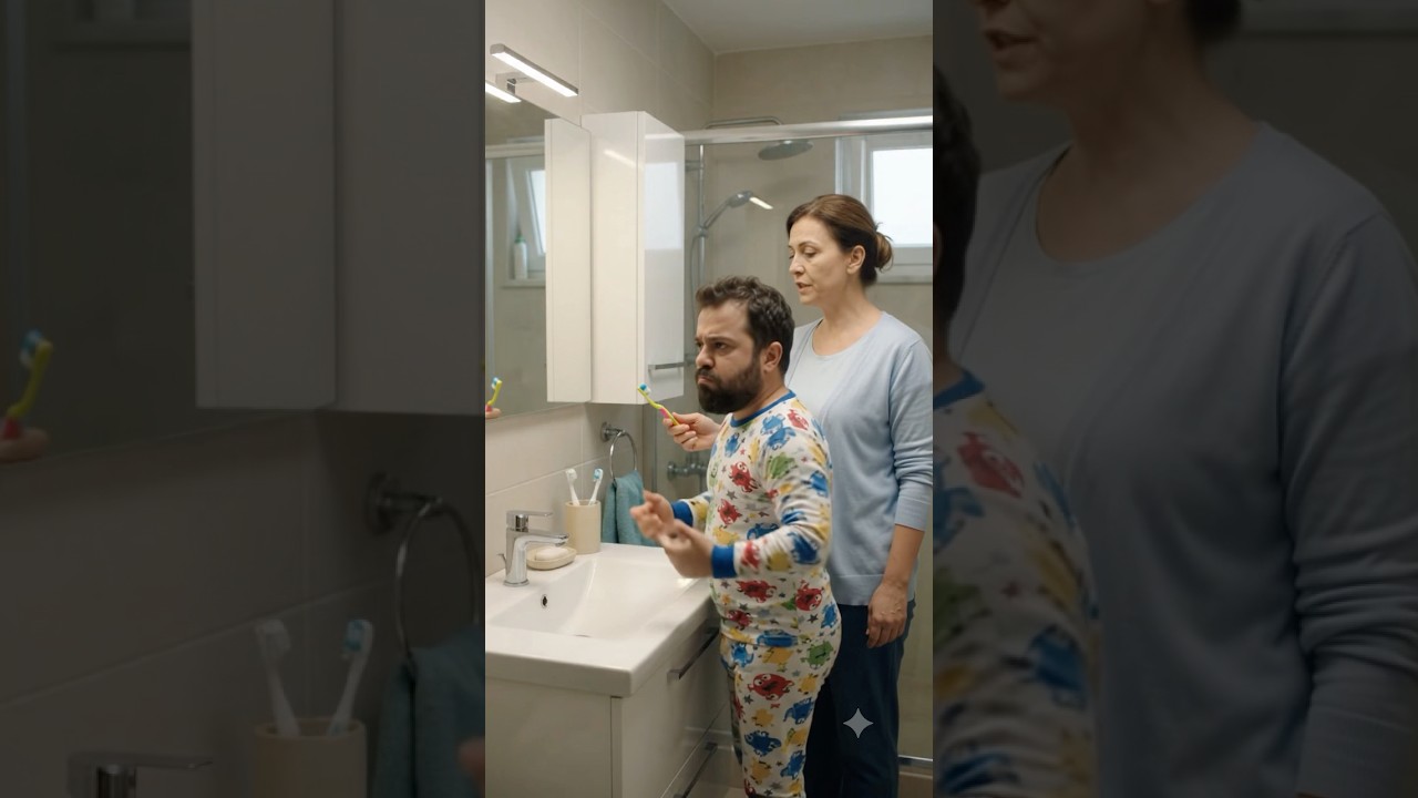 30 Yaşında Çocuk Diş Fırçalamak İstemezse! 🦷😂 #shorts