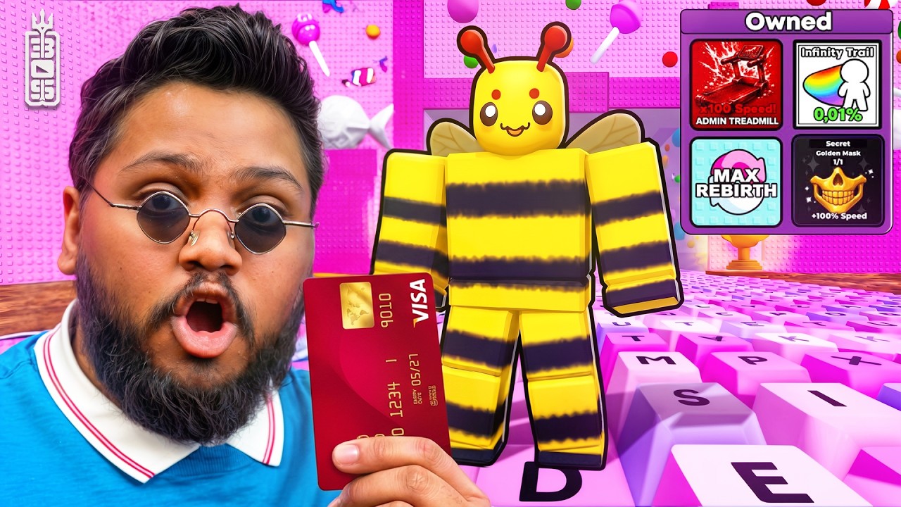 شحنت لحساب زعتر أغلى وأندر أغراض ماب الكيبورد! 💸✨ (صار أدمن!)  - Roblox Keyboard Escape
