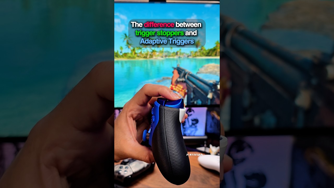 The Difference Between PS5 and Xbox Controller Triggers! #ps5 #xbox