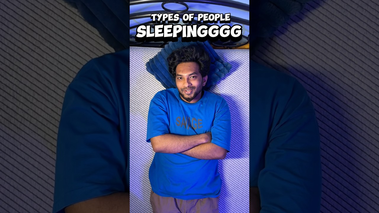 Types Of People Sleeping | #shorts #naaluvithamaravindh #sleeping #typesof