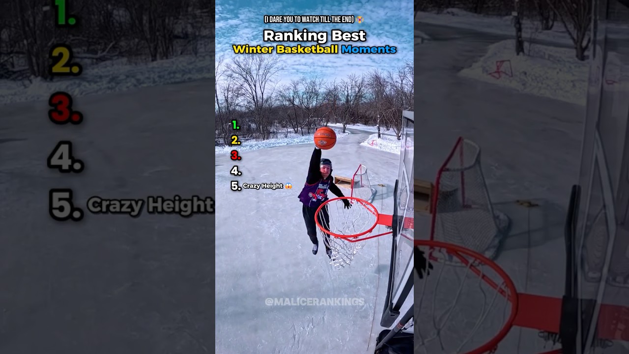 Ranking Best Winter Basketball Moments 😂💀