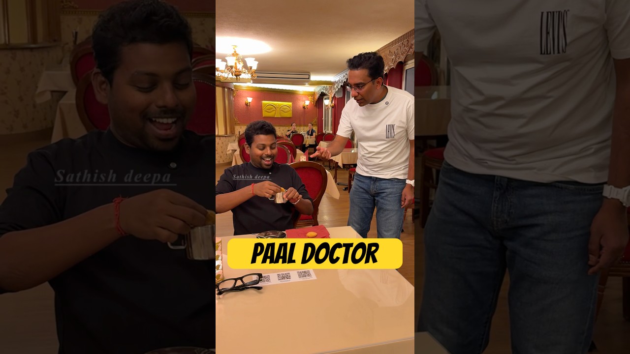 Hello paal doctor 🤣😂 சுகர் கட் சுகுமார் 😂😁 #sathishdeepa #deepasathishcomedy #drpalsathish