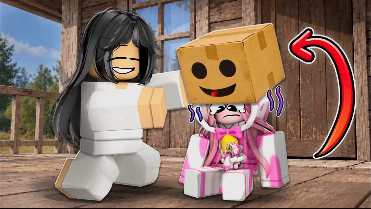 IBU PAKAI INI DULU MEMAKAIKAN KOTAK KE KEPALA MOMON, BIAR MOMON BISA MAIN DENGAN TEMAN @BANGJBLOX 