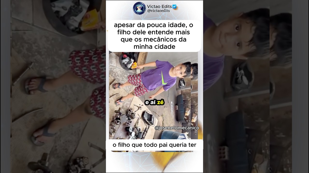 Todo pai raiz gostaria de ter um filho assim… #motivação #humor #familia #divertido