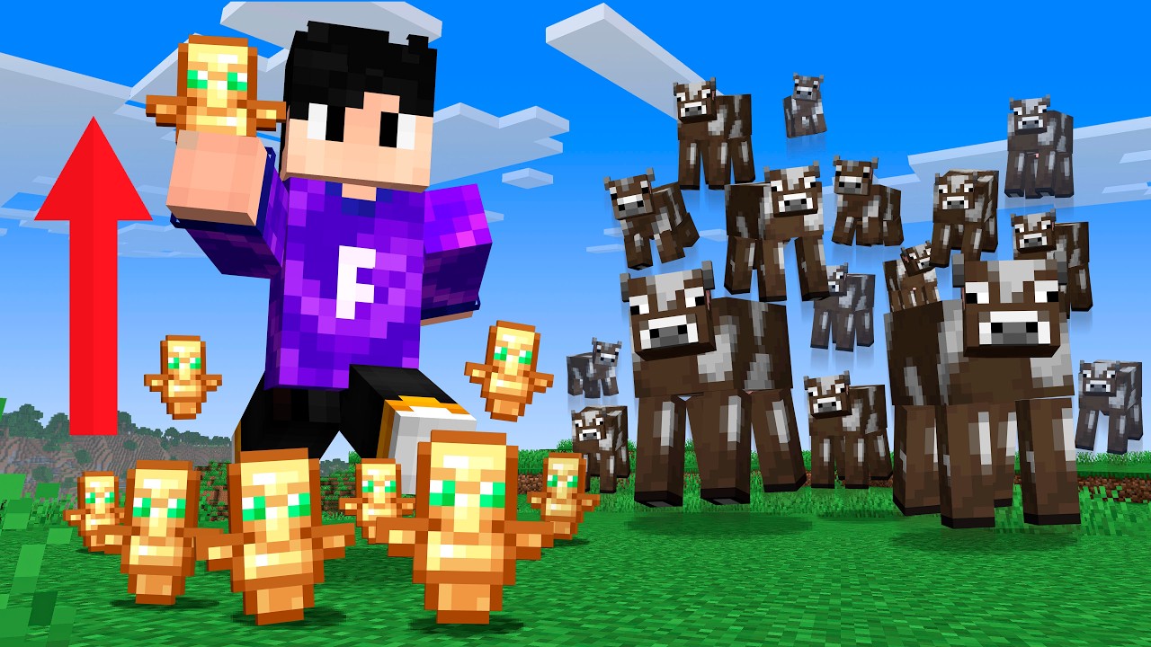 MINECRAFT, MAS SE EU PULAR TUDO MULTIPLICA...