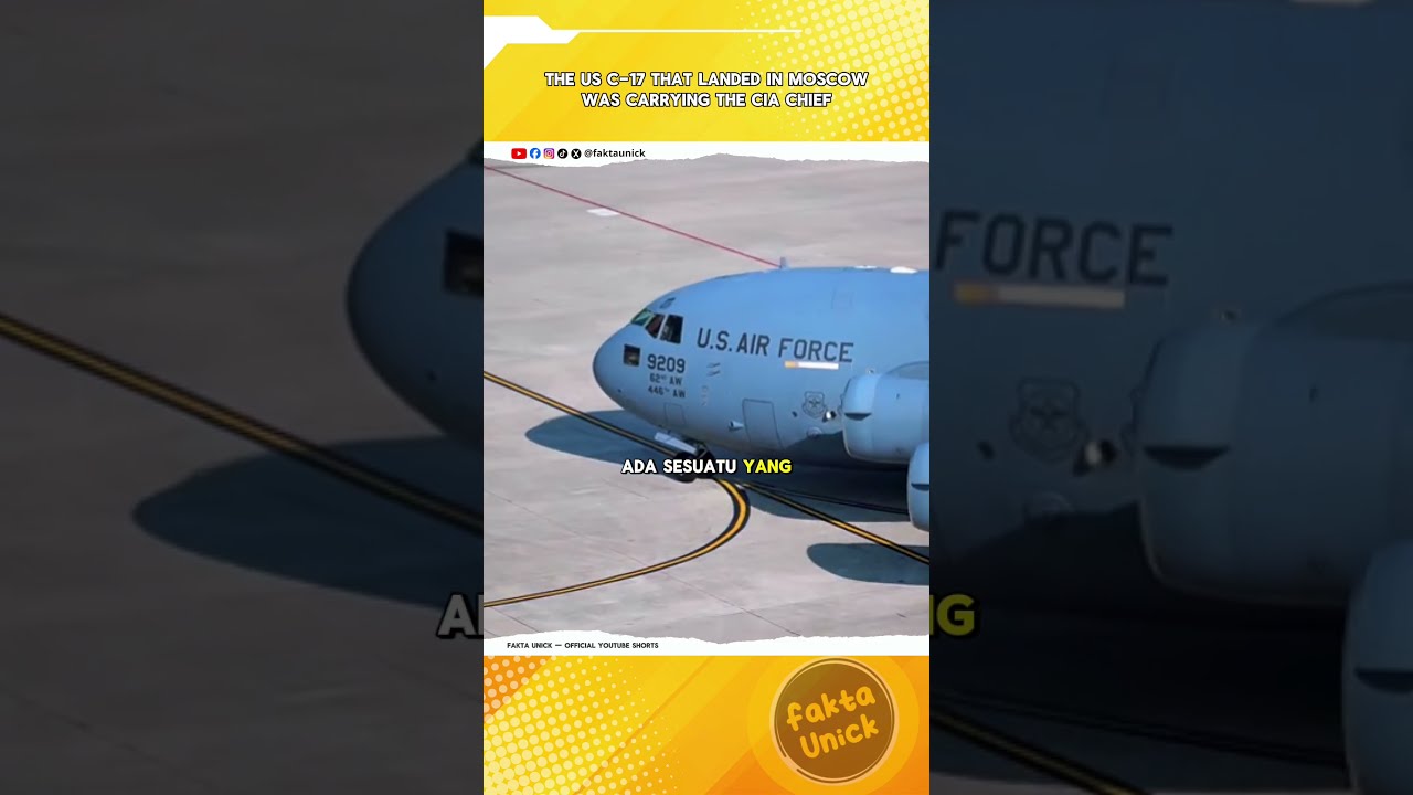 Pesawat Militer Amerika ke Moskow Ternyata Bawa Bos CIA
