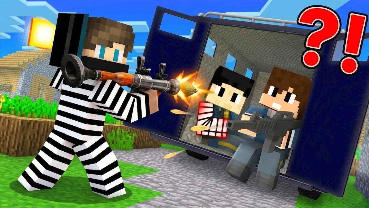 ماين كرافت لايف ستيل الحرامية #16 : اقتحنا مقر الشرطة و انتقمنا منهم !!؟ 😱🔥