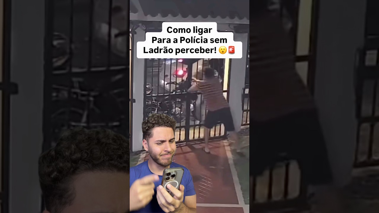 Como ligar para a polícia silenciosamente sem o ladrão saber ativando essa função de emergência!