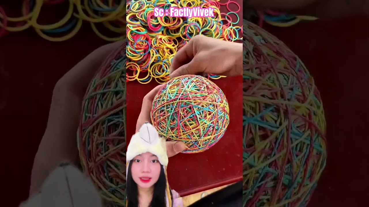 Bola karet gelang buatan papa⁉️ FactlyVivek