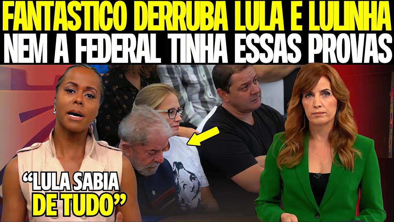 IDOSA ROUBADA POR LULINHA DA DEPOIMENTO! FANTASTICO NÃO HESITOU! PROVAS CONTRA LULINHA LULA E MORAES