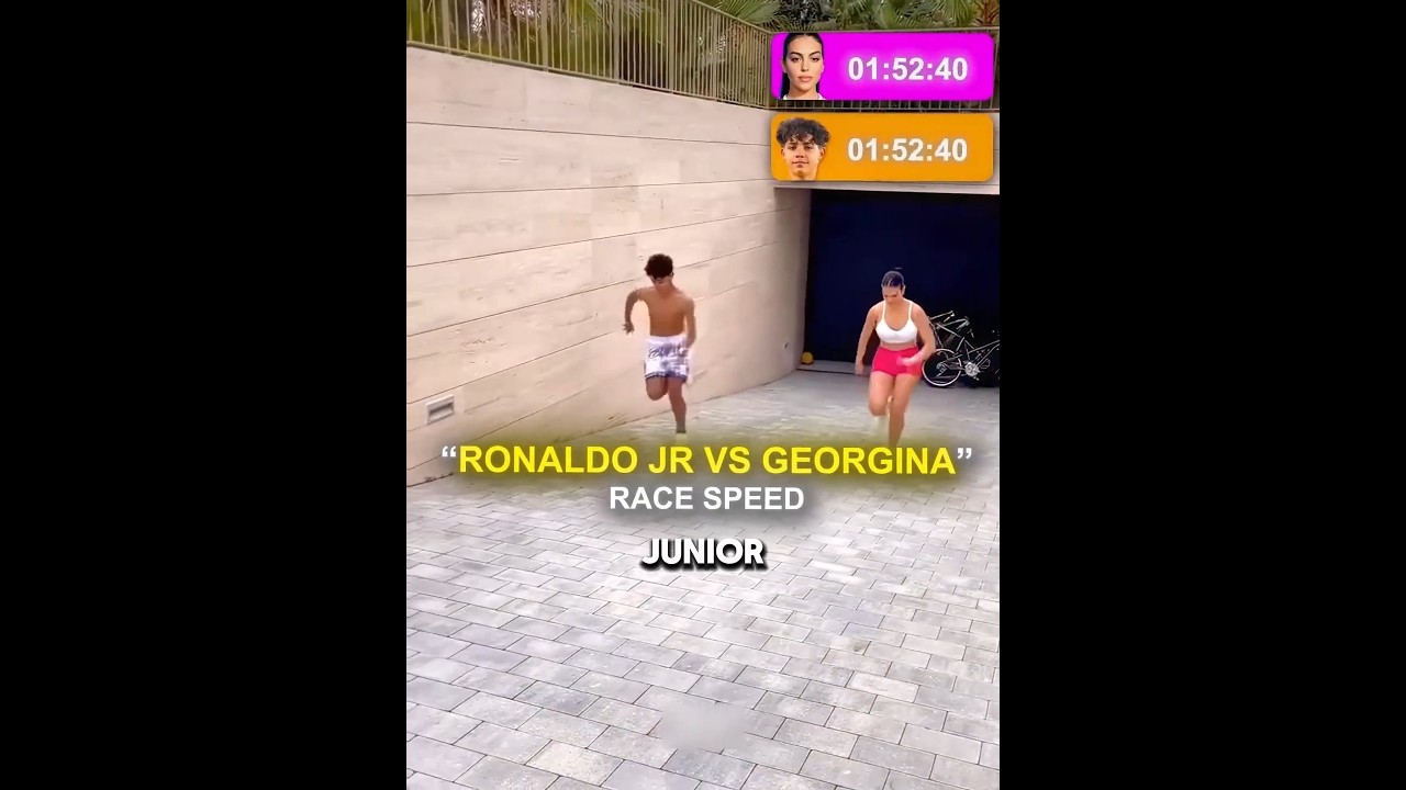 Georgina Challenged Ronaldo’s Family… But Lost Every Race 😂🏃‍♀️