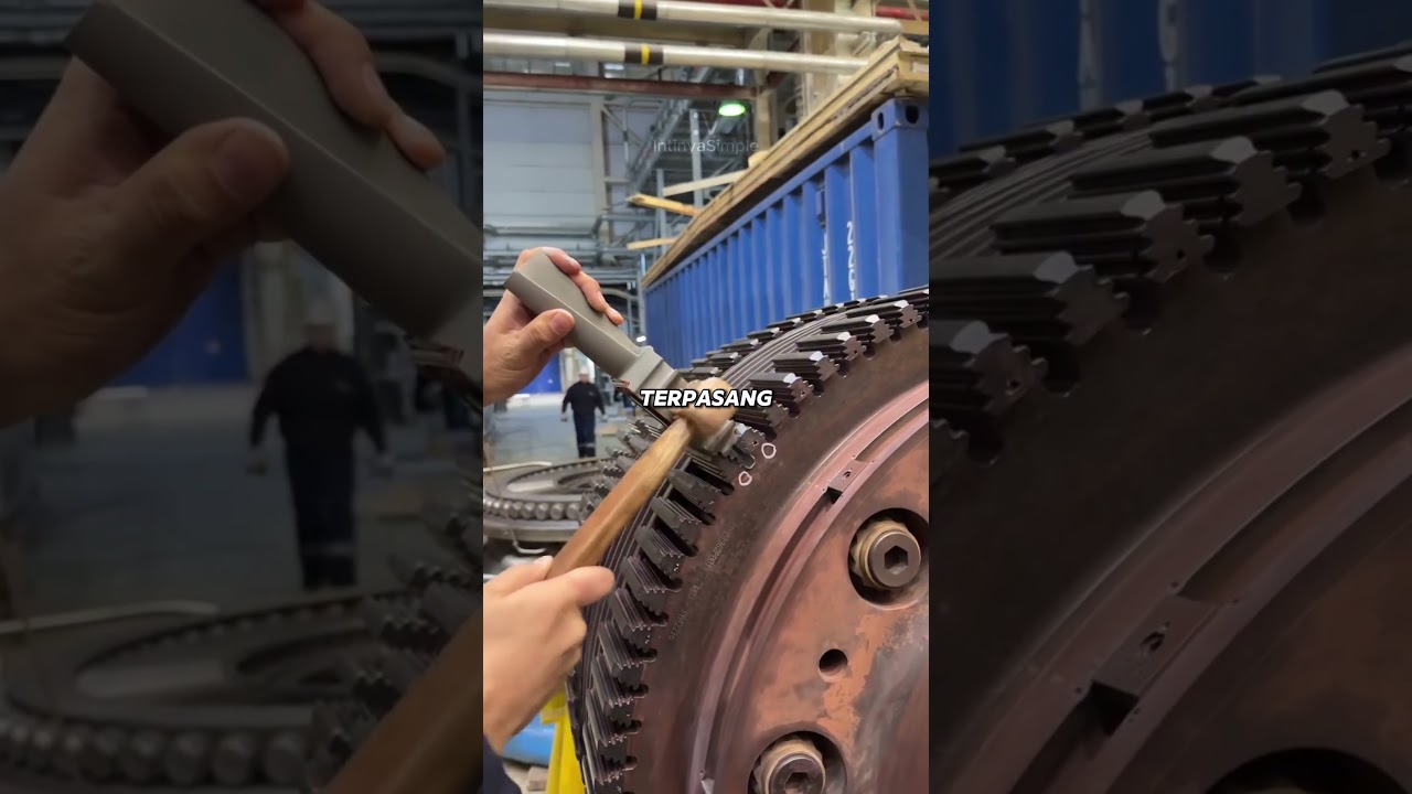 Ketukan Palu ini Dapat Menentukan Keamanan Turbin 3000 RPM ? #faktaunik #sains #teknologi