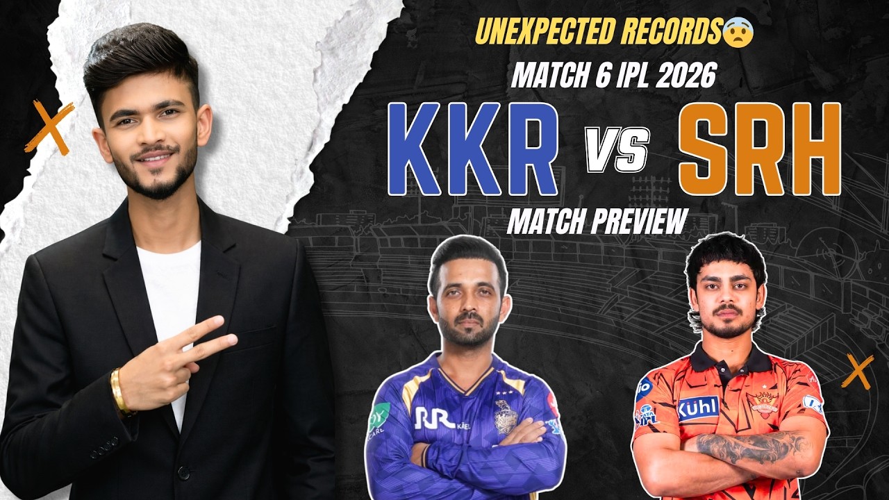 KKR vs SRH | Match Prediction | IPL 2026 | Match - 6 | KKR vs SRH 2026 | Cricket Prediction