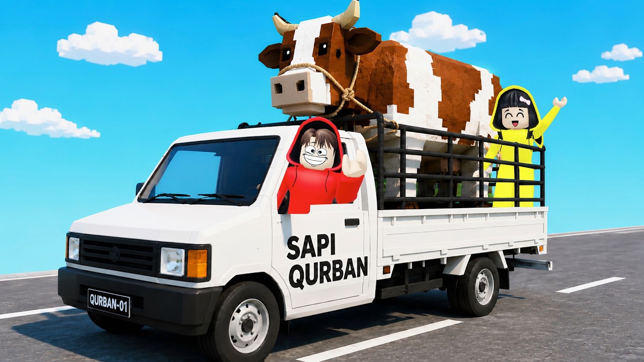 Yuta, Mio Dan Baby Celine Bawa Sapi Qurban Untuk Hari Raya Idul Adha || ROBLOX