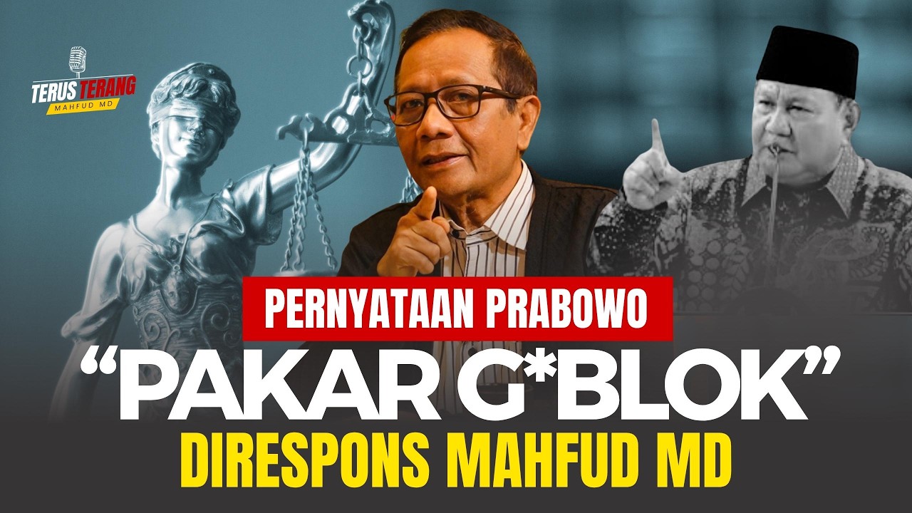 MAHFUD MD SOAL PERNYATAAN PRABOWO HINGGA GUGATAN IJAZAH GIBRAN