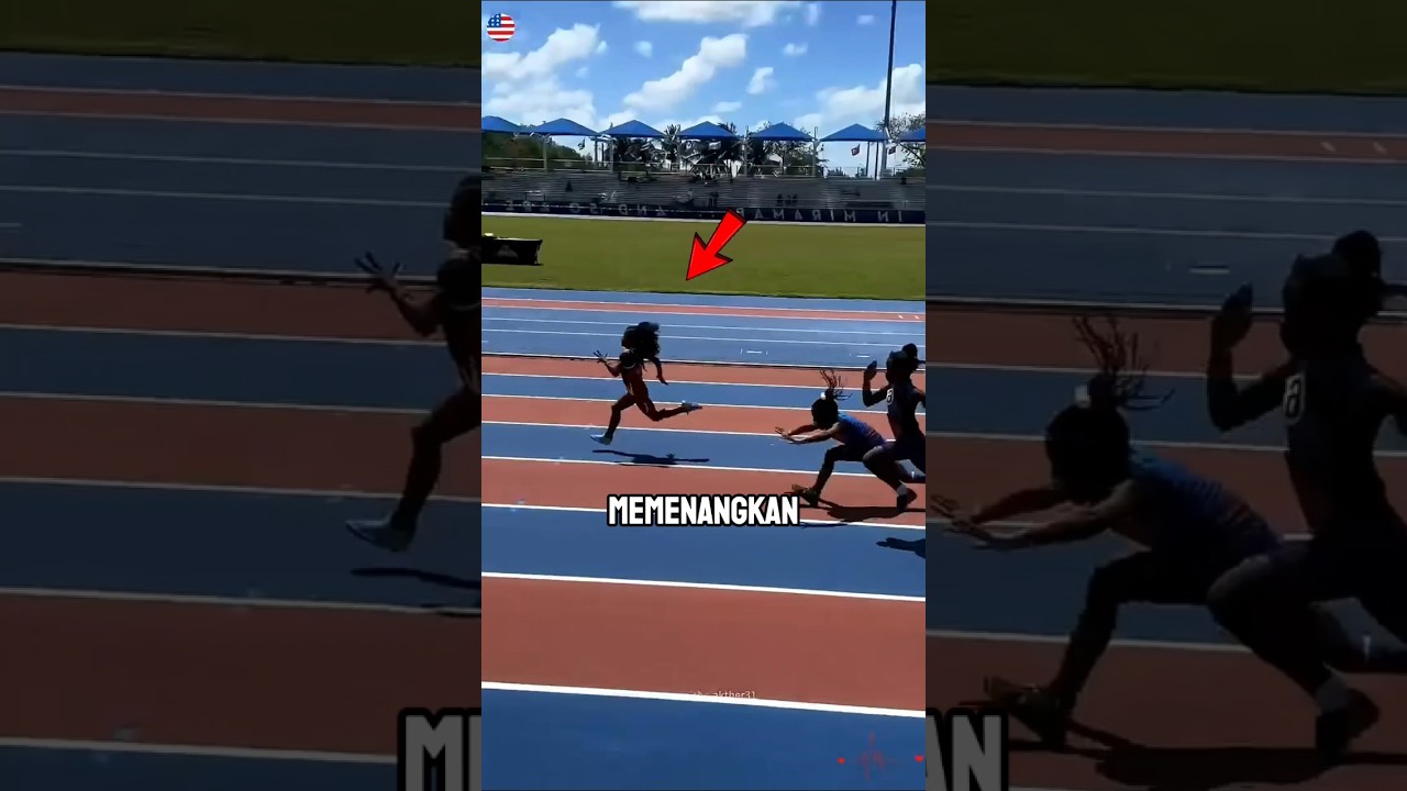 Gadis kecil ini berhasil jadi pelari internasional🥹